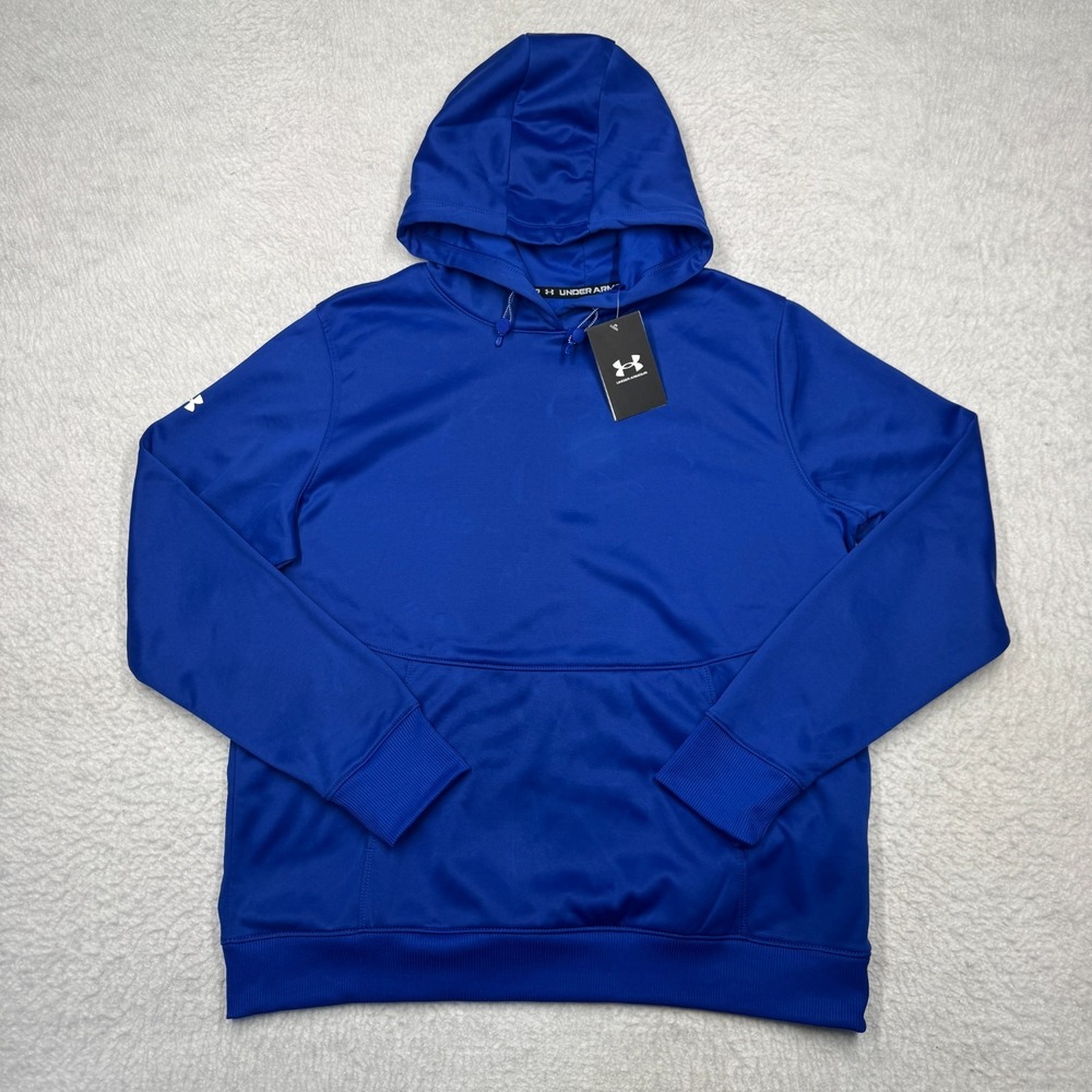 Under Armour Storm Fleece Pullover Hoodie Blue 1370425-400 Women's Size L